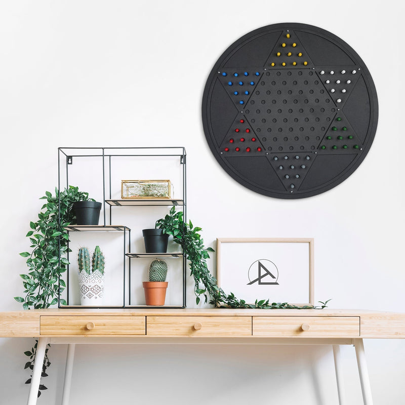 Chinese Checkers Wall Game, side angle