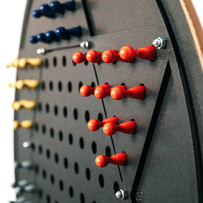 Chinese Checkers Wall Game, rear view