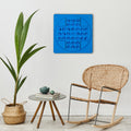 Peg Solitaire Navy Blue, in display