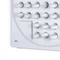 Peg Solitaire White, side angle