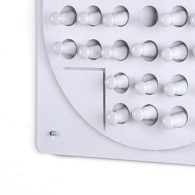 Peg Solitaire White, side angle