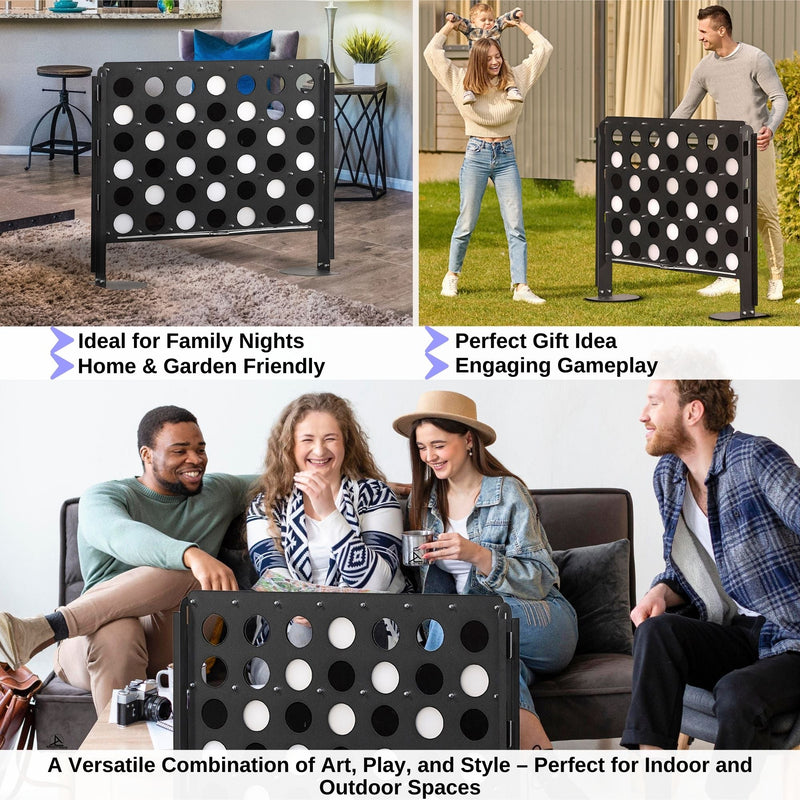 Freestanding Four in a Row, showing reverse