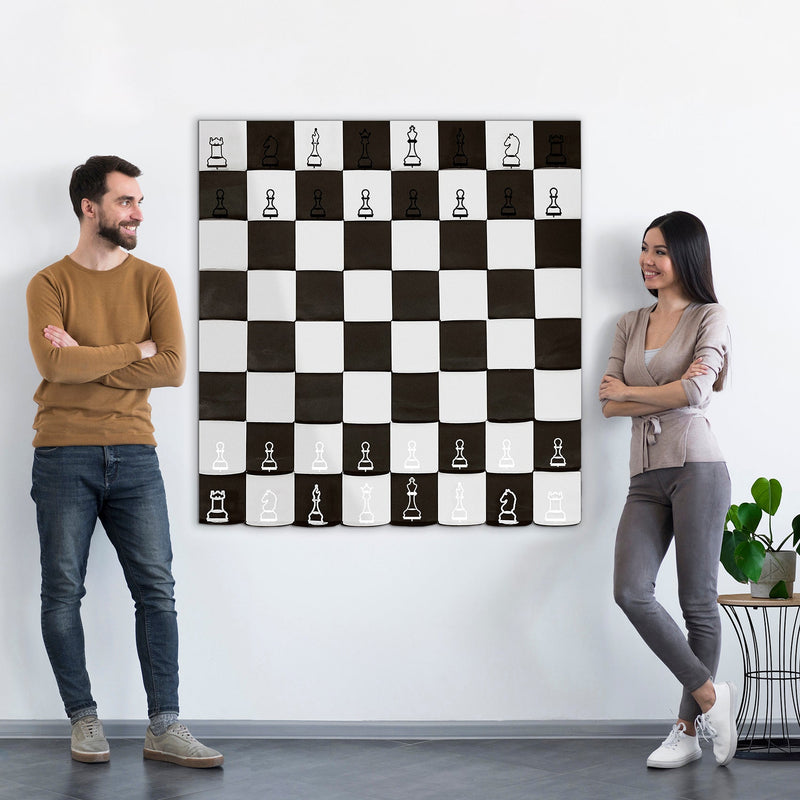 Giant Chess Wall Game, side angle