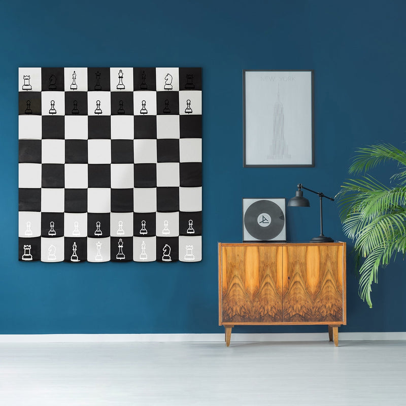 Giant Chess Wall Game, close-up detail