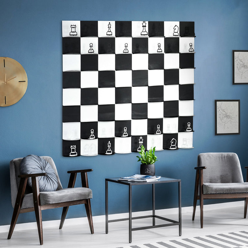 Giant Chess Wall Game, size reference