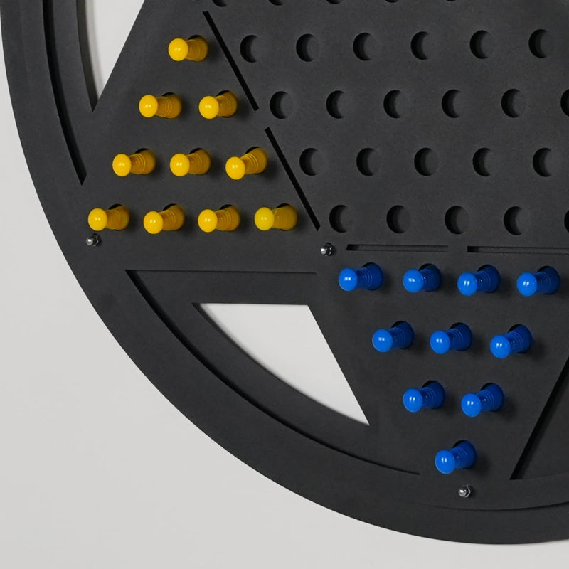 Giant Chinese Checkers Game Board, close-up detail
