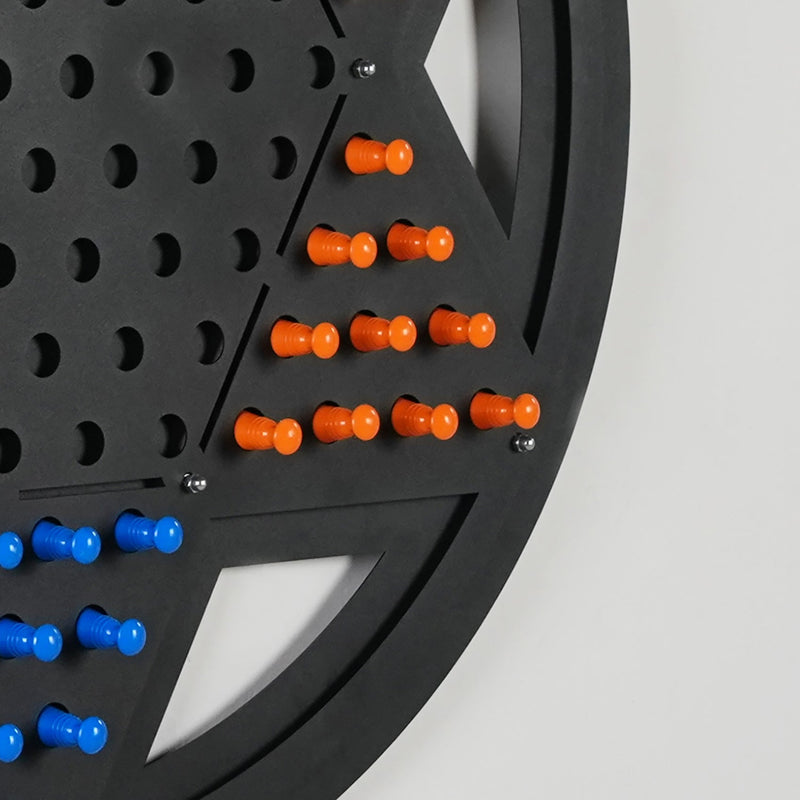 Giant Chinese Checkers Game Board, rear view