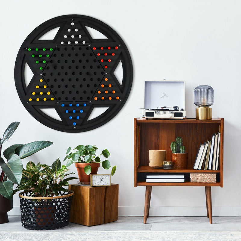 Giant Chinese Checkers Game Board, packaging shot