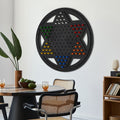 Giant Chinese Checkers Game Board, in display
