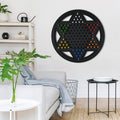 Giant Chinese Checkers Game Board, size reference