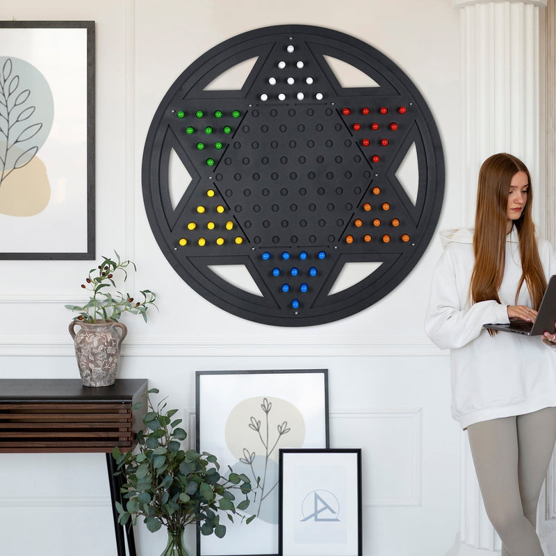 Giant Chinese Checkers Game Board collectible from archtwain