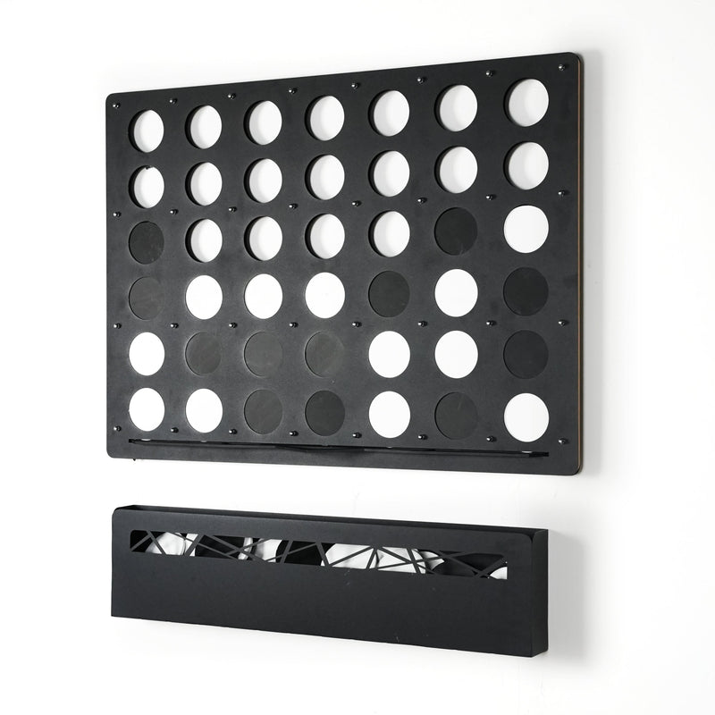 Giant Four in a Row Wall Game, alternate view
