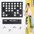 Giant Four in a Row Wall Game, rear view