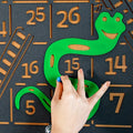 Giant Snakes and Ladders Game Board, close-up detail