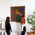 Giant Snakes and Ladders Game Board, in display