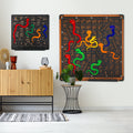 Giant Snakes and Ladders Game Board, size reference