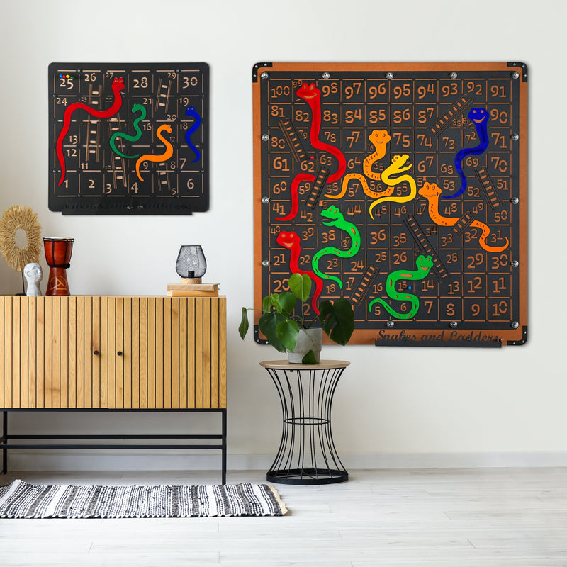 Giant Snakes and Ladders Game Board, size reference