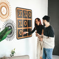 Giant XOX Board - Three in a Row, side angle