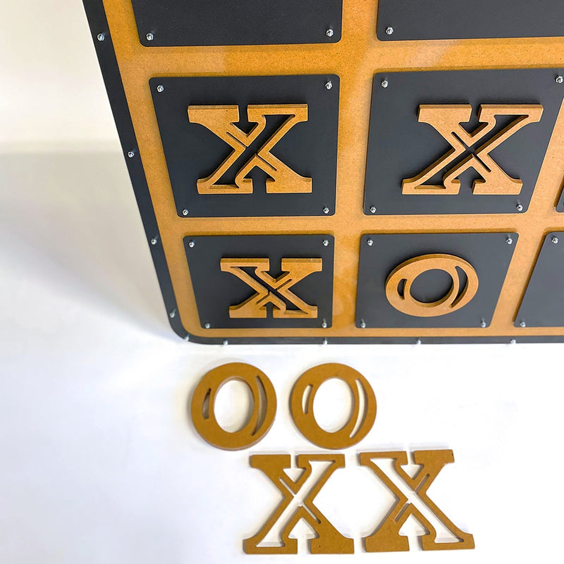 Giant XOX Board - Three in a Row, rear view