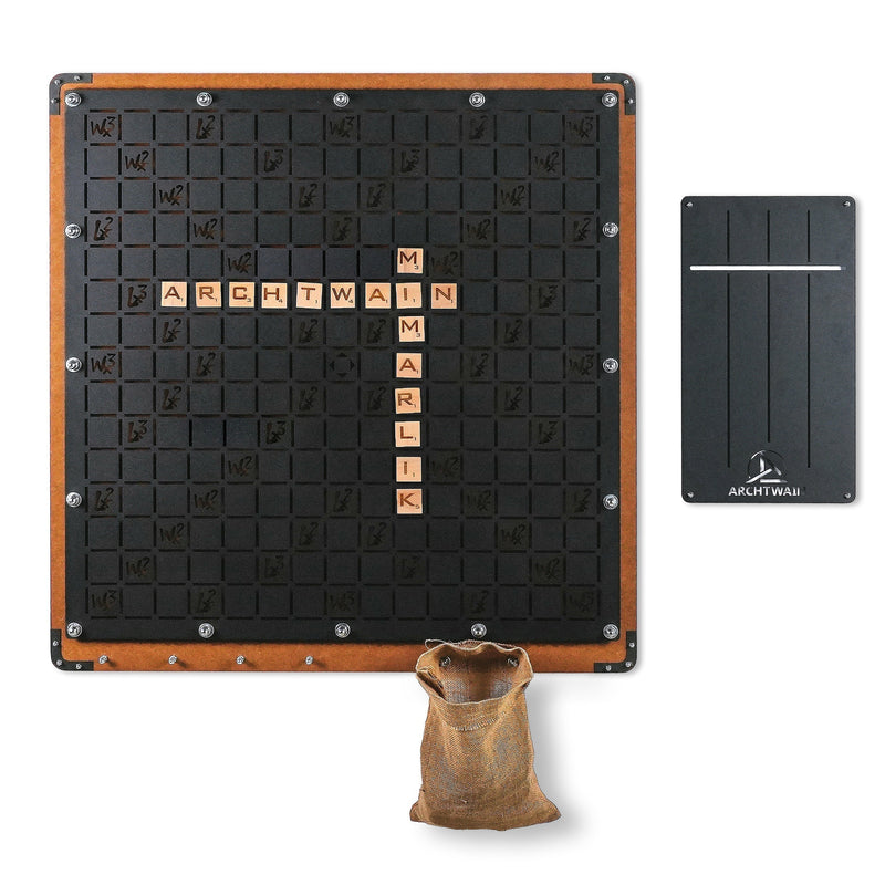 Giant Words Board Wall Game, side angle