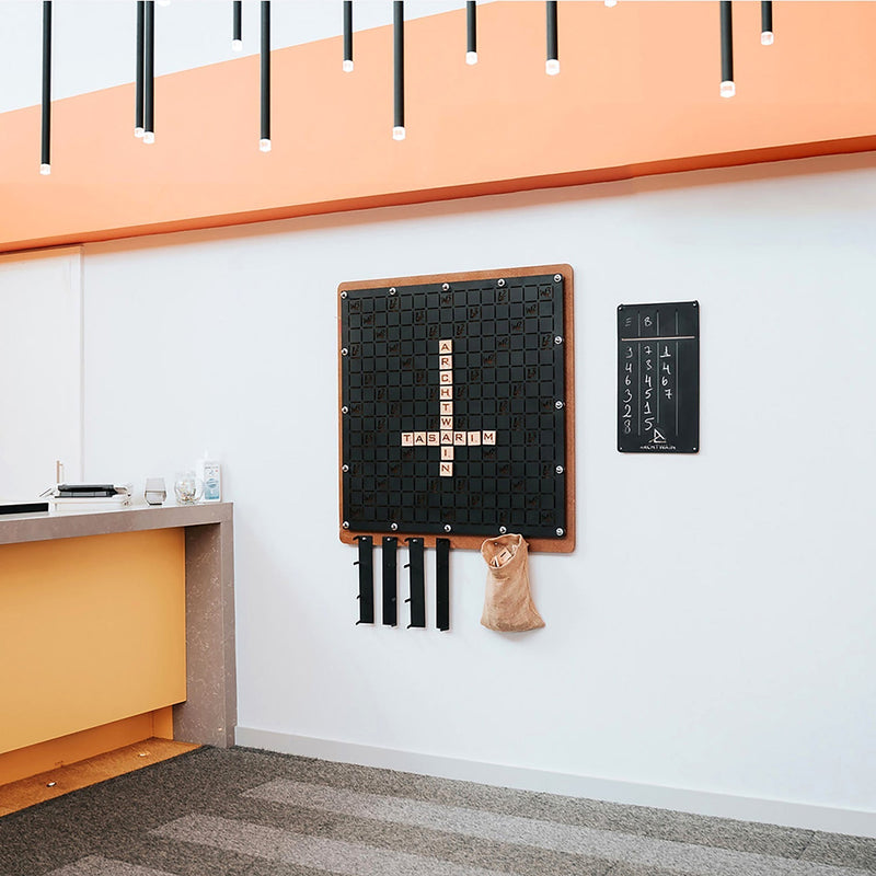 Giant Words Board Wall Game, close-up detail