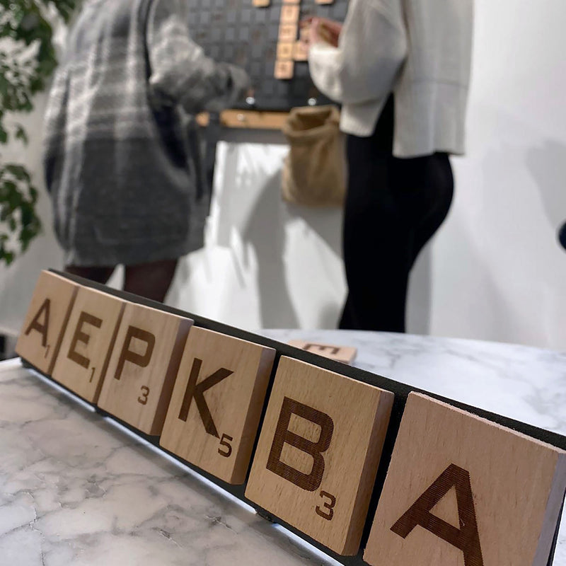Giant Words Board Wall Game, rear view