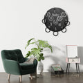 Hookey Ring Toss Wall Game, side angle