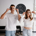 Hookey Ring Toss Wall Game, rear view
