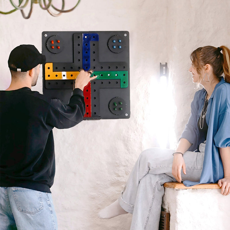 Ludo Wall Game, side angle