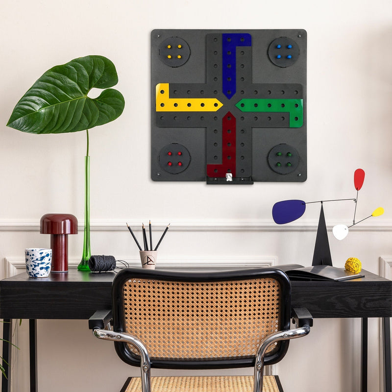 Ludo Wall Game, close-up detail