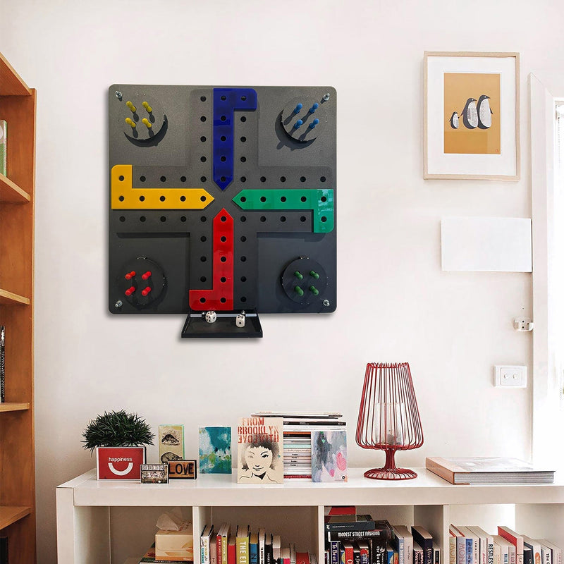 Ludo Wall Game, rear view