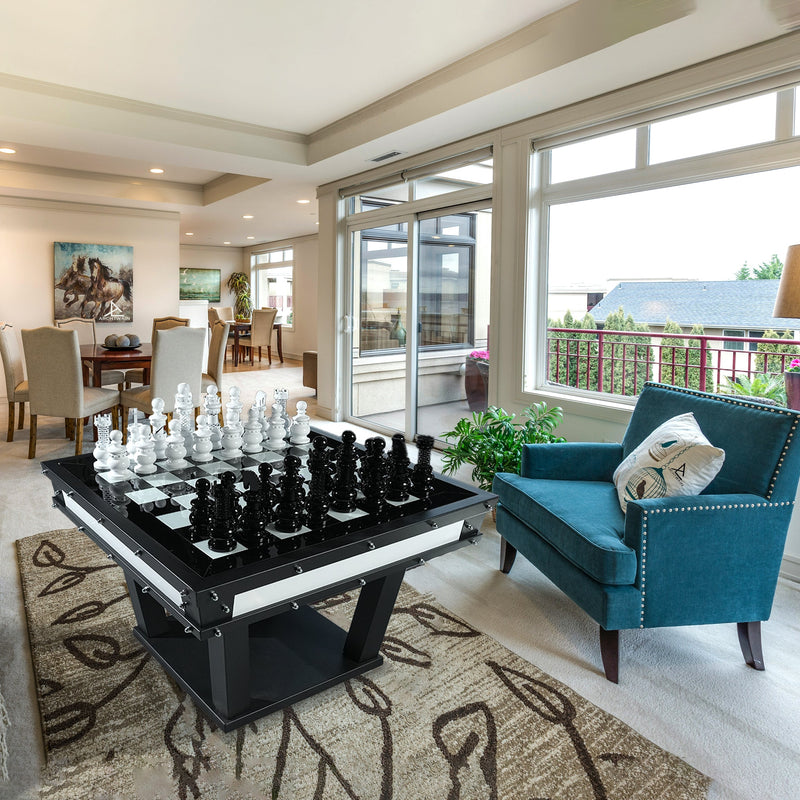 Masterpiece Chess Table, side angle