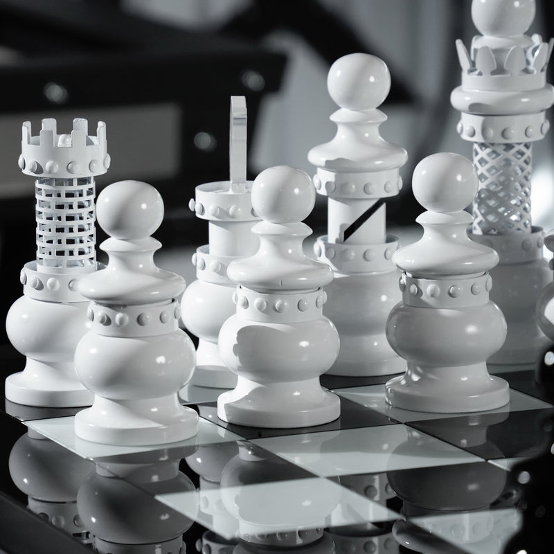 Masterpiece Chess Table, close-up detail