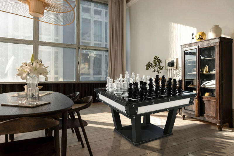 Masterpiece Chess Table, in display