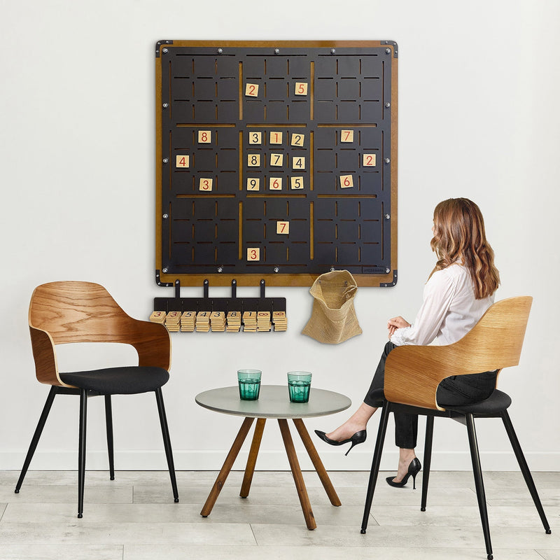 Mega Size Sudoku Board, showing reverse