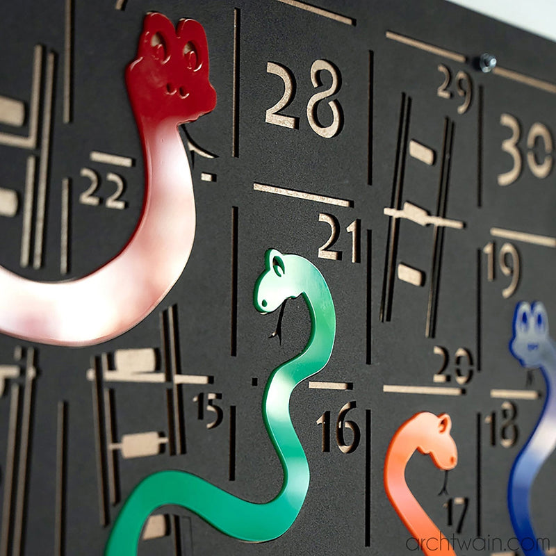 Snakes and Ladders Wall Game, size reference