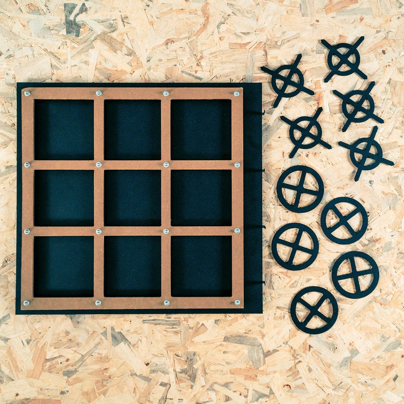 XOX Board - Three in a Row, in display