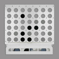 White Four in a Row Wall Game, alternate view