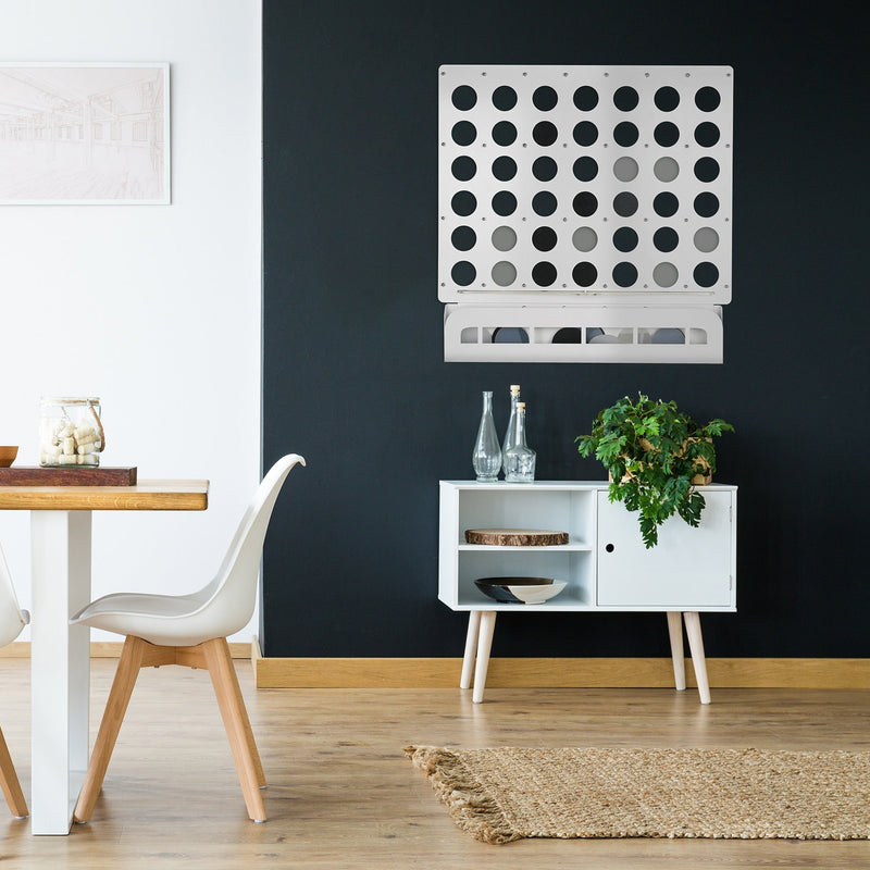 White Four in a Row Wall Game, packaging shot