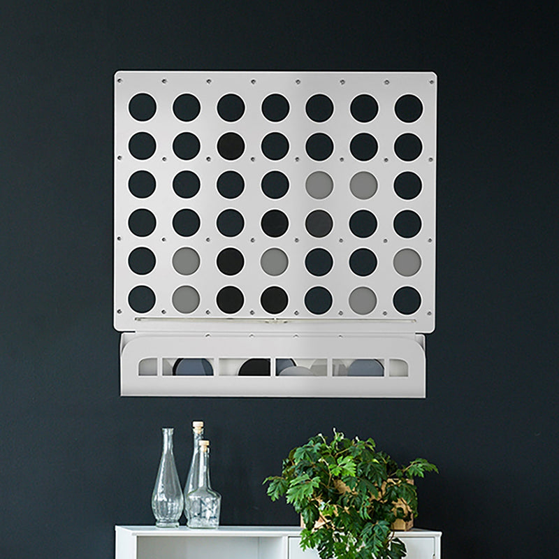 White Four in a Row Wall Game collectible from archtwain