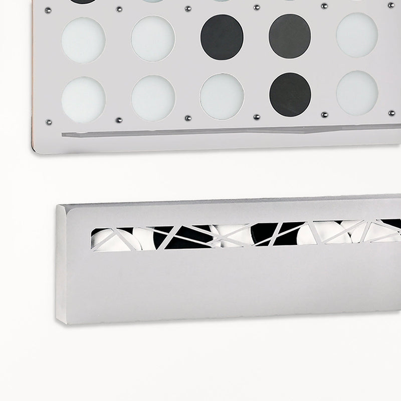White Giant Four in a Row Wall Game, side angle