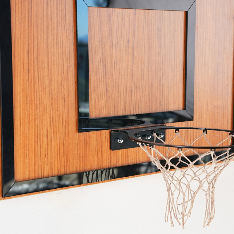 Wooden Single Hoop African Walnut, side angle