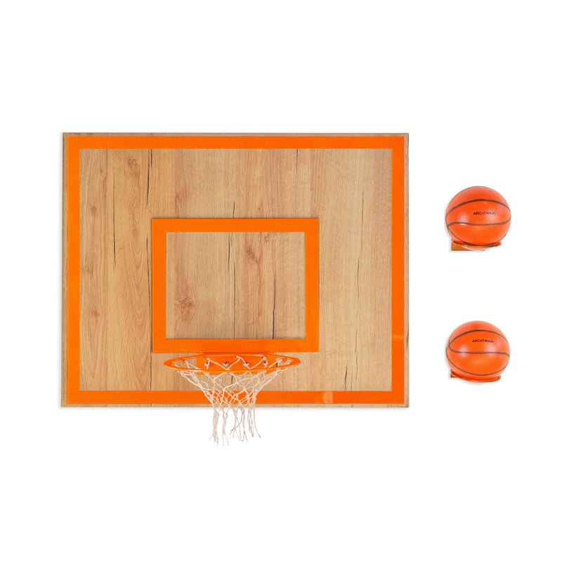 Wooden Single Hoop Savanna Tree, size reference