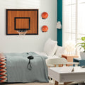 Wooden Single Hoop Walnut, side angle