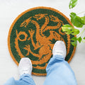 Game of Thrones House of the Dragon Door Mat design detail
