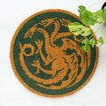 Game of Thrones House of the Dragon Door Mat close up detail