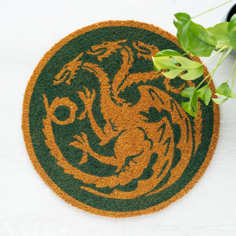 Game of Thrones House of the Dragon Door Mat close up detail