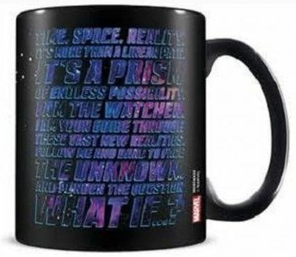 What If?  Black Coffee Mug  (Ponder The Question)