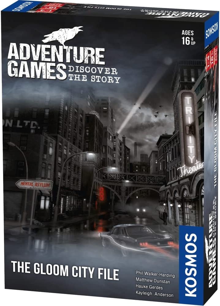 Adventure Games The Gloom City File Board Game