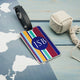 Personalised Gentlemen's Multi-Layered Monogrammed Luggage Tag